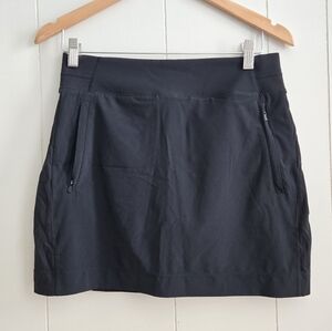Athleta Black Skirt with Zipper Pockets-Size 6